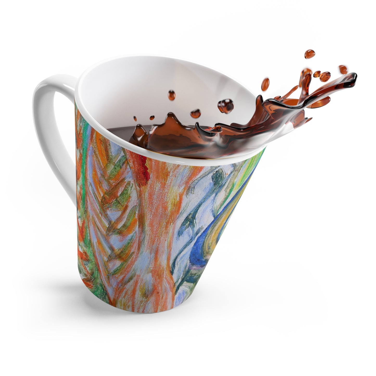 Divine Journeys of Healing Latte Mug
